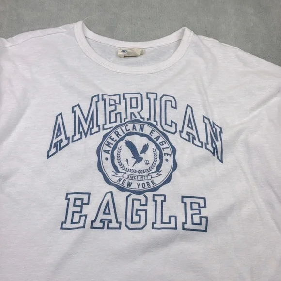 American Eagle Vintage Vault White Tee - Picture 2 of 6